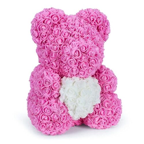 large teddy bear rose beyaz kalpli solmayan gul 2 04 2019 10 58 45